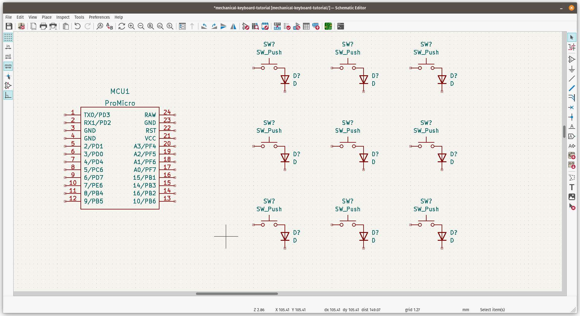 MCU, Switches, Diodes