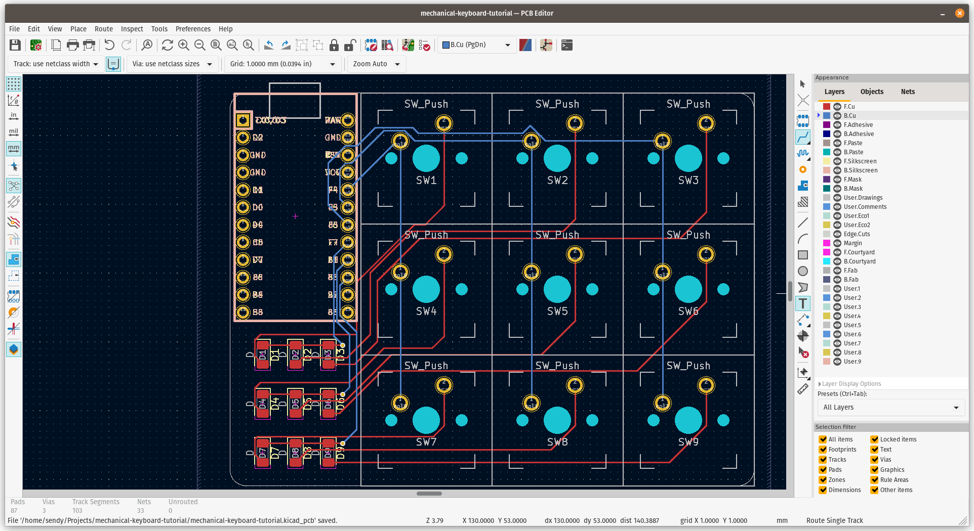 Completed Routing