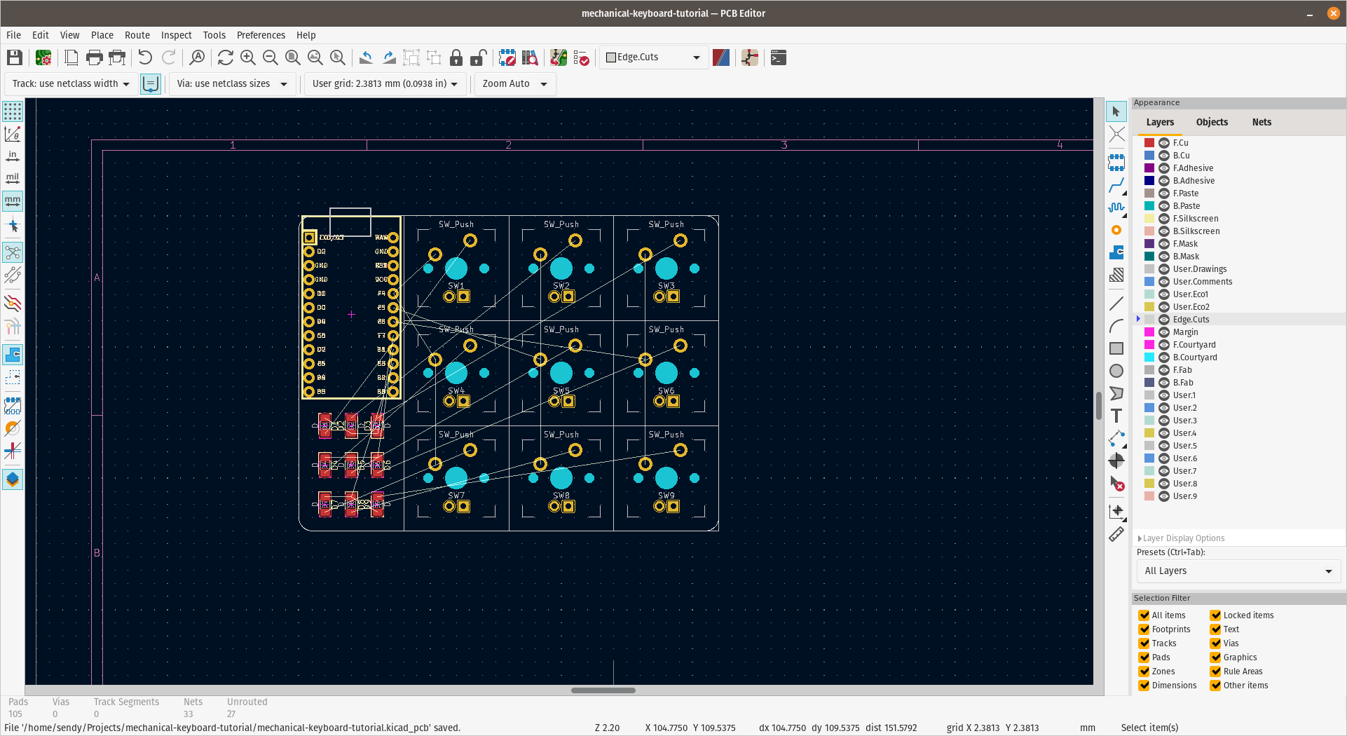 PCB Cuts